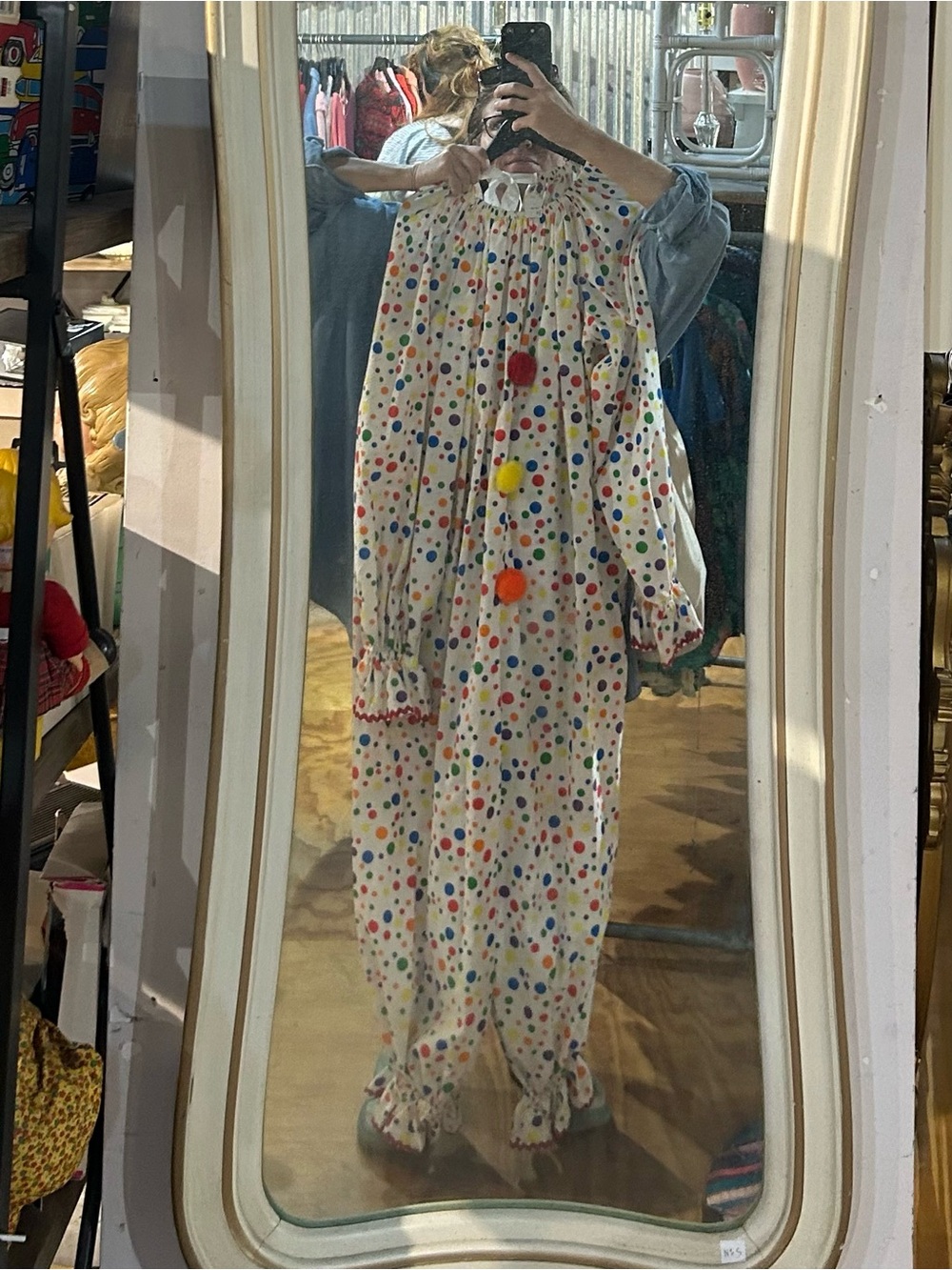 Vintage Deadstock Clown Costume sz XL